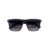 Unisex Black Square Shade Sunglass